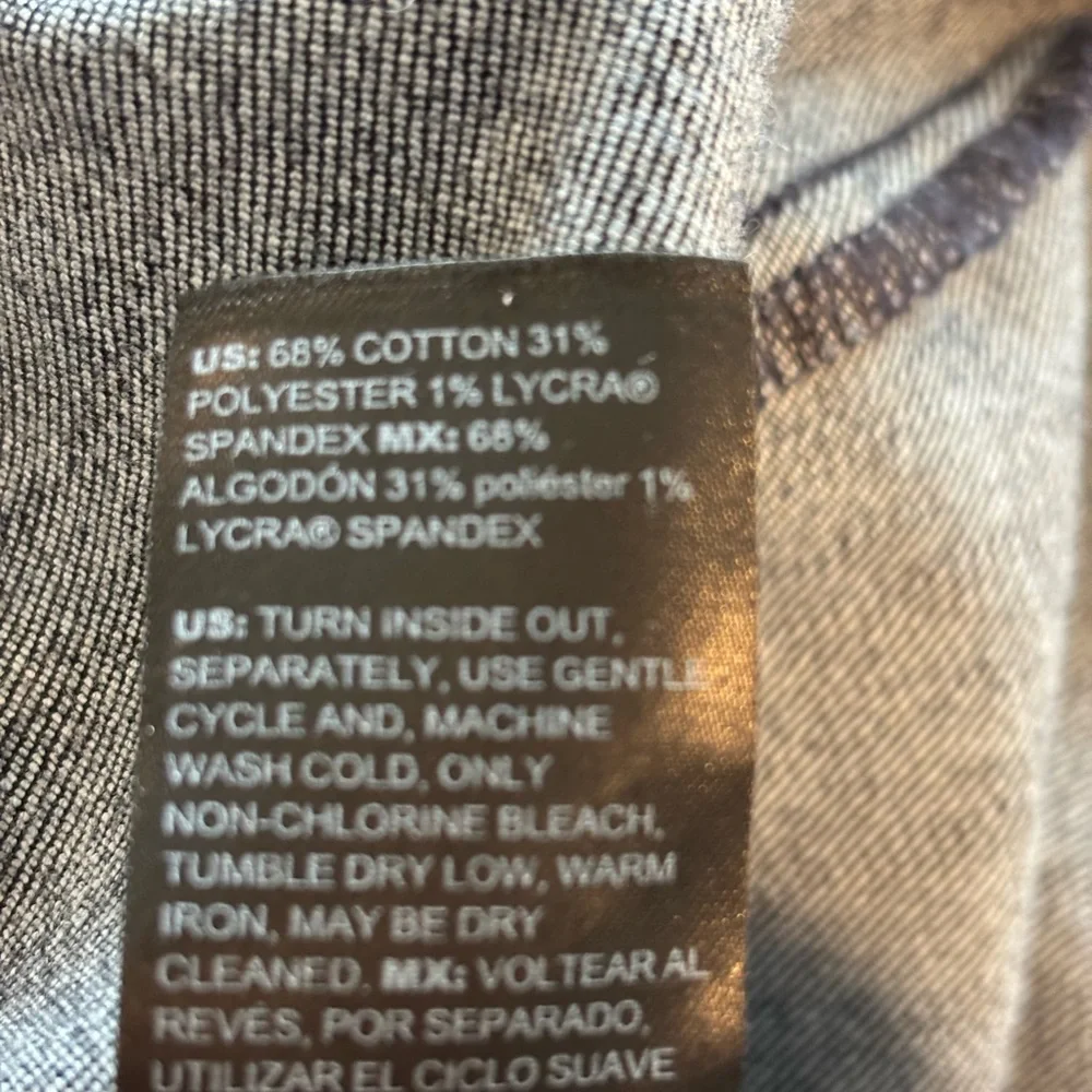 White House Black Market Dark Blue Denim Button-Front Pencil Skirt 015 - Picture 7 of 8